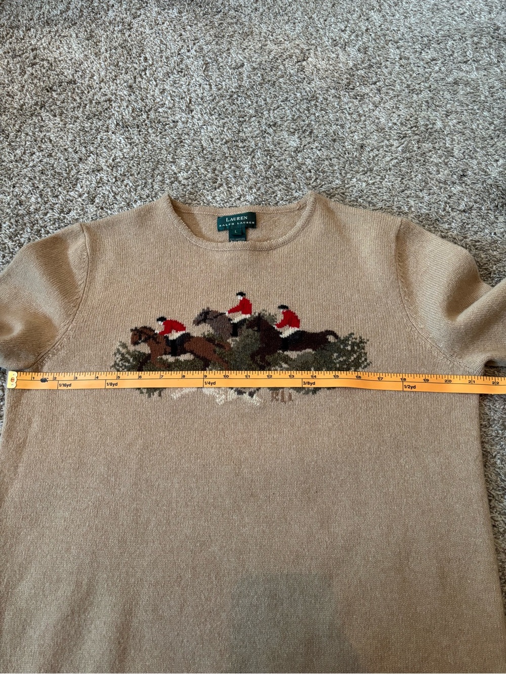 Ralph Lauren Lambswool Equestrian Sweater - Picture 4 of 8